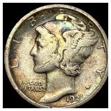 1921 Silver Mercury Dime LIGHTLY CIRCULATED