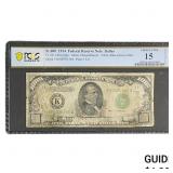 1934 $1000 Federal Reserve Note Dallas PCGS CF 15