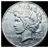 1935 Silver Peace Dollar CLOSELY UNCIRCULATED