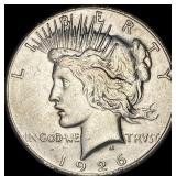 1926-S Silver Peace Dollar CLOSELY UNCIRCULATED