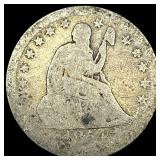 1844 Seated Liberty Quarter NICELY CIRCULATED