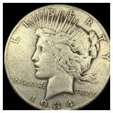 1934 Silver Peace Dollar LIGHTLY CIRCULATED