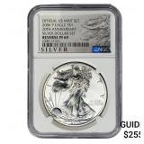 2006-P 1oz Sliver Dollar SET $1 NGC PF69