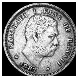 1883 Hawaii Silver Dime NEARLY UNCIRCULATED