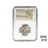 Roman Valerian I, AD 253-260 BI Dbl-Denarius NGC