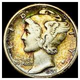 1927-S Silver Mercury Dime LIGHTLY CIRCULATED
