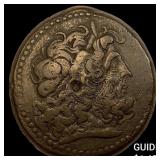 Ptolemy IV 222-220 BC Bronze Drachm CLOSELY UNCIR