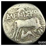 260-167/98 BC Illyria Silver Drachm NEARLY UNCIRCU