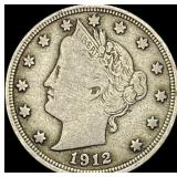 1912-D Liberty Head Nickel LIGHTLY CIRCULATED