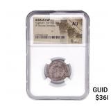Roman Valerian I,AD 253-260 BI Dbl-Denarius NGC A