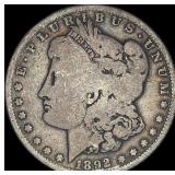 1892-S Silver Morgan Dollar NICELY CIRCULATED