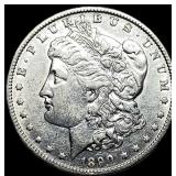 1890-S Silver Morgan Dollar UNCIRCULATED