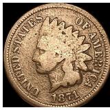 1871 Indian Head Cent NICELY CIRCULATED