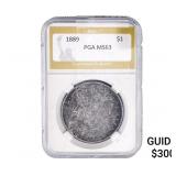 1889 Morgan Silver Dollar PGA MS63