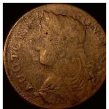 1777 Connecticut Colonial Halfpenny NICELY  CIRCU