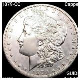 1879-CC Capped Morgan Silver Dollar CHOICE AU