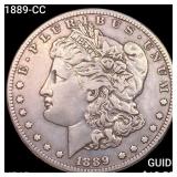 1889-CC Morgan Silver Dollar NEARLY UNCIRCULATED