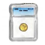 1898 $2.50 Gold Quarter Eagle ICG MS65