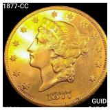 1877-CC $20 Gold Double Eagle UNCIRCULATED