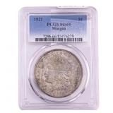 1921 Morgan Silver Dollar PCGS MS66