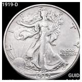 1919-D Walking Liberty Half Dollar HIGH GRADE