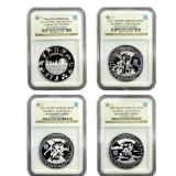 [4]2009-2010 G. Britain Silver 5 Pounds NGC PF70