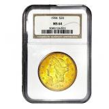 1904 $20 Gold Double Eagle NGC MS64