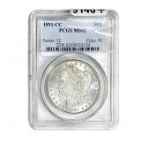 1891-CC Morgan Silver Dollar PCGS MS62