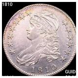 1810 Capped Bust Half Dollar CHOICE BU