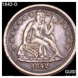 1842-O Seated Liberty Dime CHOICE AU