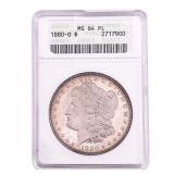 1880-O Morgan Silver Dollar ANACS MS64 PL