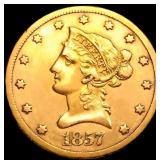 1857-O $10 Gold Eagle