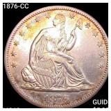 1876-CC Seated Liberty Half Dollar UNCIRCULATED