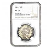 1909 Buffalo Half Dollar NGC AU58