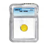 1860-S Rare Gold Dollar ICG AU58