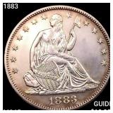1883 Seated Liberty Half Dollar GEM BU