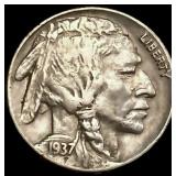 1937-D 3 Leg Buffalo Nickel