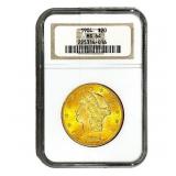 1904 $20 Gold Double Eagle NGC MS64
