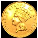 1883 $3 Gold Piece