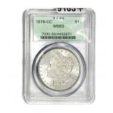 1878-CC Morgan Silver Dollar PCGS MS63