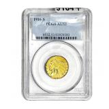 1916-S $5 Gold Half Eagle PCGS AU53