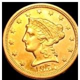 1854-O $2.50 Gold Quarter Eagle