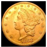 1868 $20 Gold Double Eagle