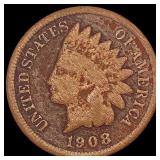 1908-S Indian Head Cent NICELY CIRCULATED