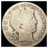 1904-S Barber Half Dollar NICELY CIRCULATED