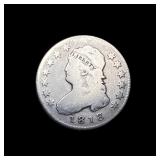 1818 Capped Bust Silver Quarter NICELY CIRCULATED