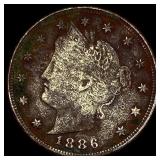 1886 Liberty Head Nickel NICELY CIRCULATED