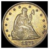 1876-S Silver Twenty Cents UNCIRCULATED