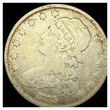 1835 Capped Bust Silver Quarter NICELY CIRCULATED