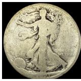 1921-D Silver Walking Liberty Half Dollar NICELY C